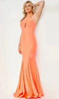 Orange High Neck Prom Dress SYP74 by vivymakudress