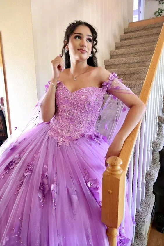 Stunning Tulle Quinceanera Dresses Ball Gown Sweet 15 Dress Y6032 by simplepromdress