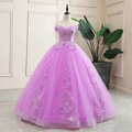 Purple Quinceanera Dress Classic Princess Ball Gown Y299 by simplepromdress