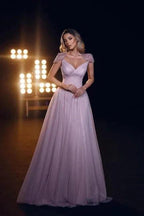 Pink Sweetheart A-Line Princess Prom Dresses by misshow.com