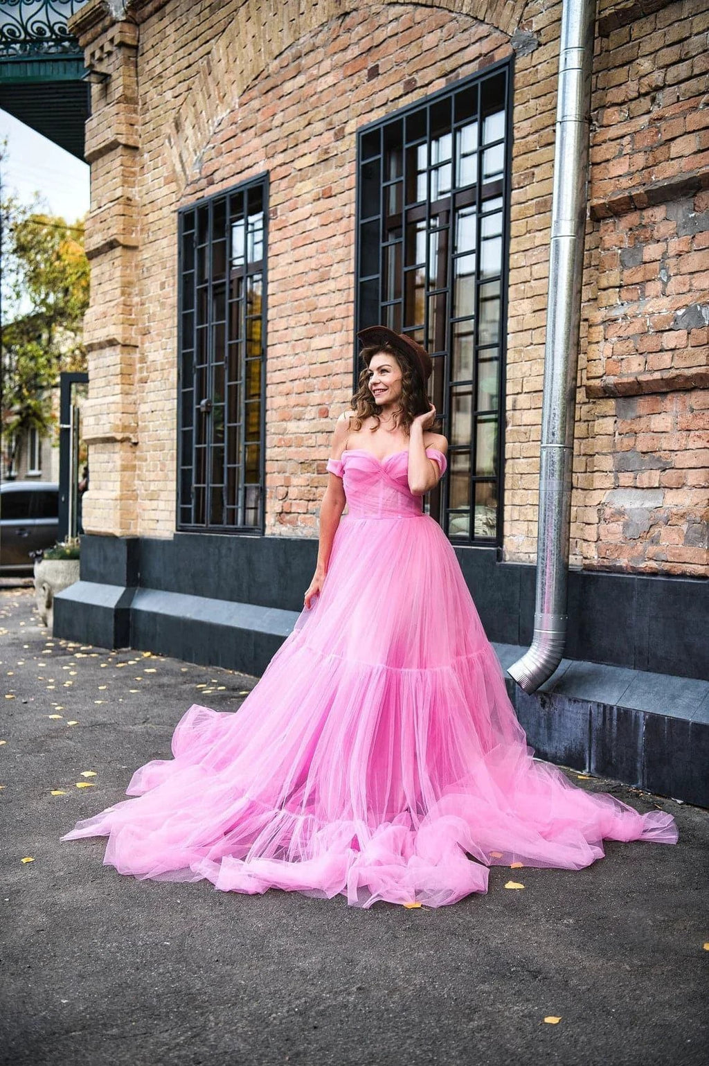 Pink tulle dress & Pink birthday dress 2025 SY035 by vivymakudress