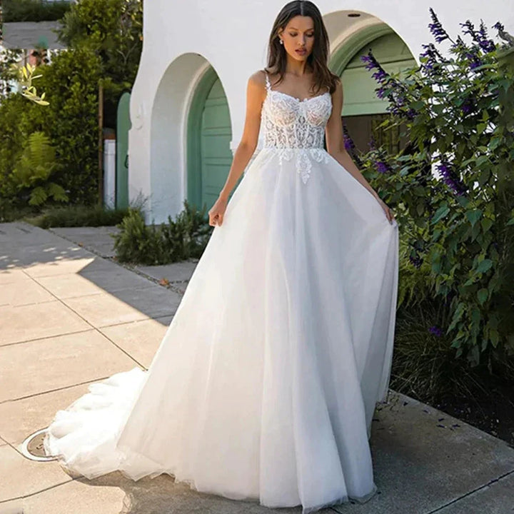 Pretty Sexy Backless Mermaid Square Neck Wedding Dresses Off Shoulder Sleeveless Boho Bridal Gowns With Train Bride Dresses 2023 by payinti