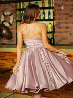 Sweetheart Knee-Length Dresses SYH62 by vivymakudress