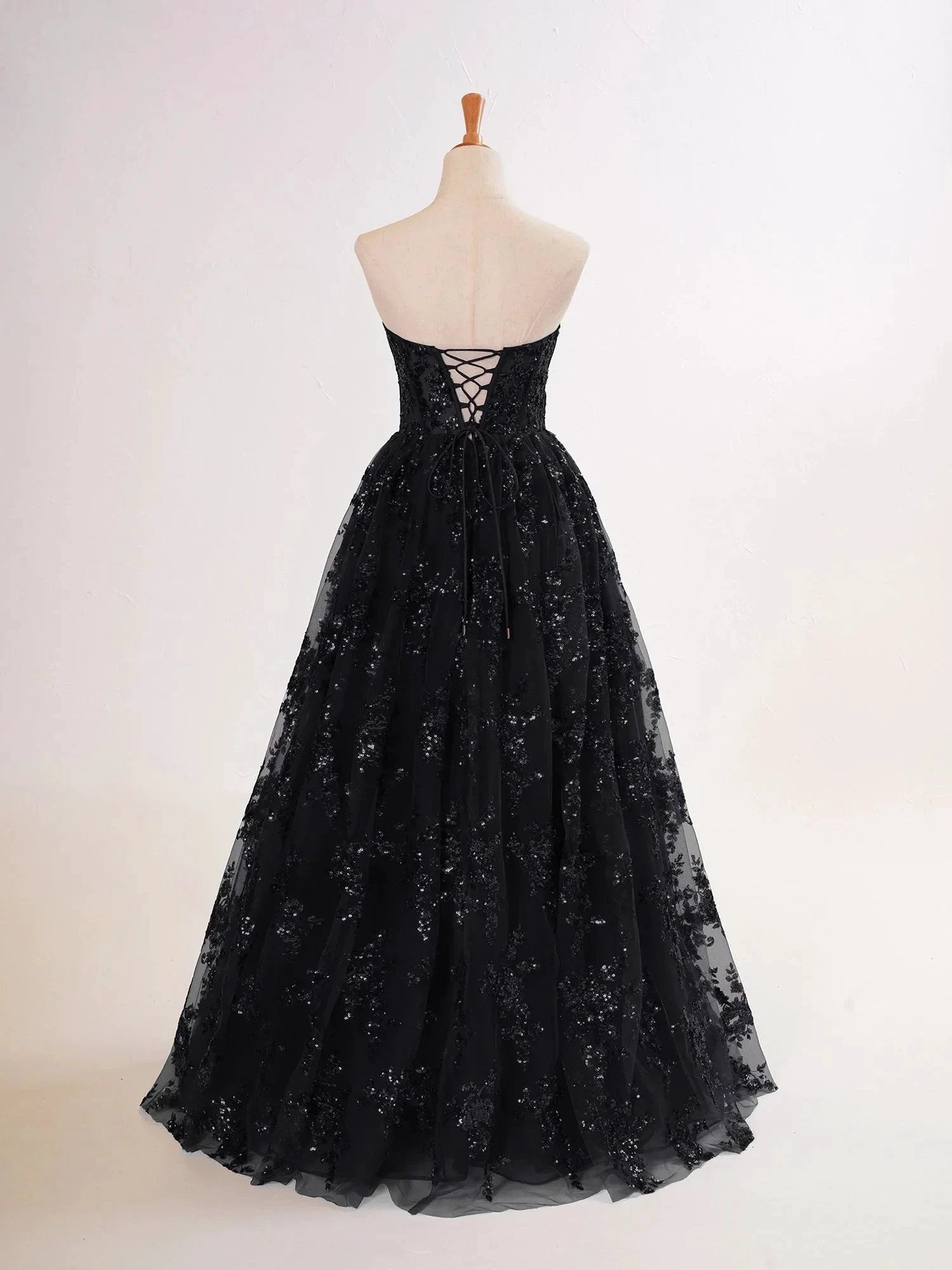 Zara |A-line Sequined Lace Long Prom Dress with Pockets by KissProm