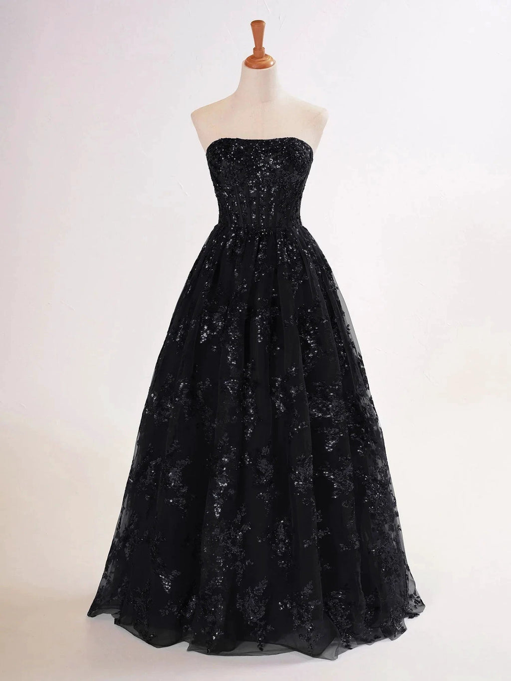 Zara |A-line Sequined Lace Long Prom Dress with Pockets by KissProm