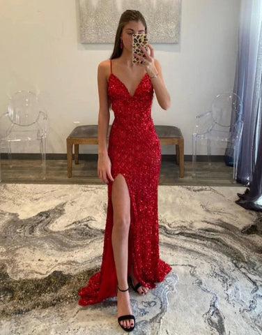 Vestidos de fiesta formales con lentejuelas SYP21