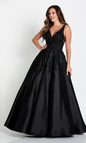Lila Ballkleid mit 3D-Schmetterlingen SYP58