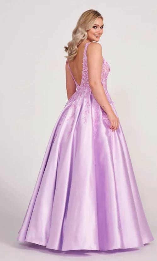 Lilac Prom Dress with 3-D Butterflies SYP58 by vivymakudress