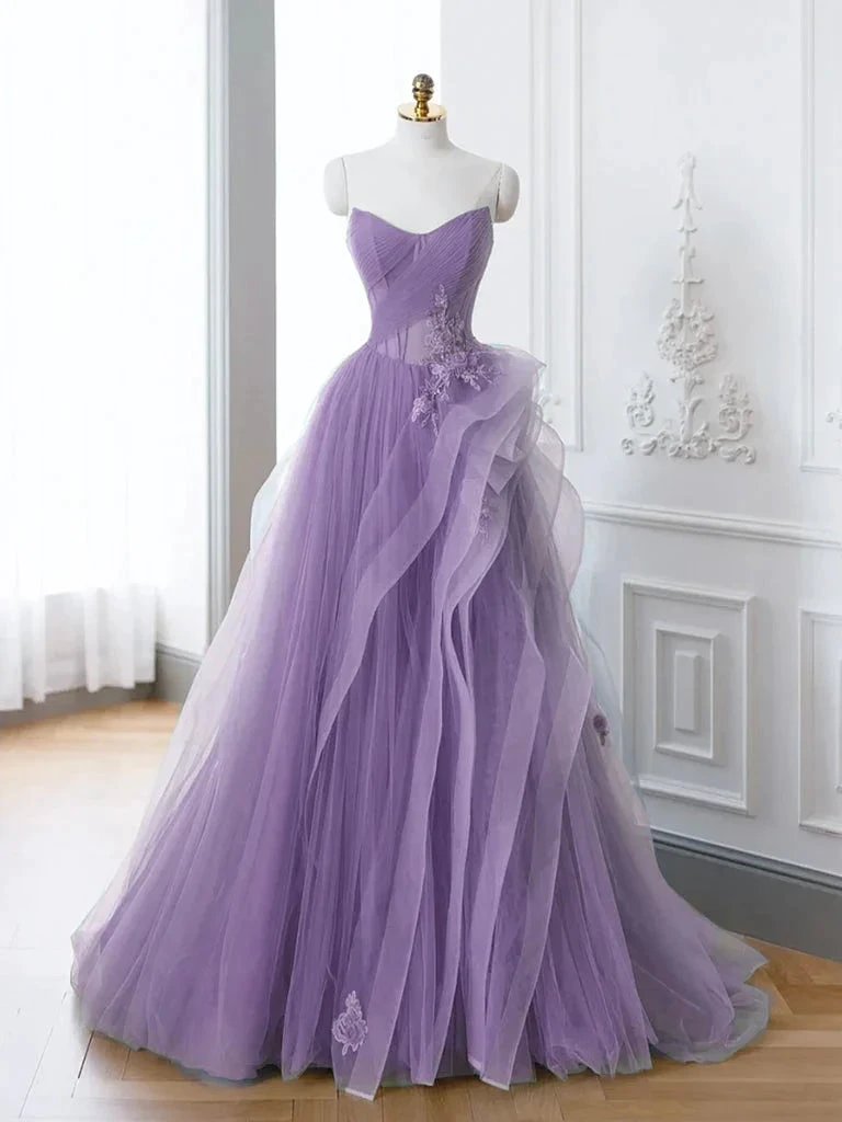 Saflor | Green A-Line Off Shoulder Long Prom Dress Lace Long Evening Dress by Kissprom