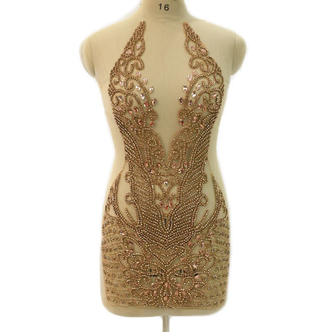 Luxurious Heavy Handmade Party Dress 22nd Birthday Dress Sexy Silver/Gold Homecoming Dress Y1426