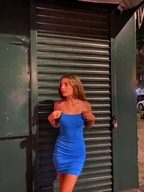 Sexy Royal Blue Bodycon Dress Tight Homecoming Dress Y3019 by simplepromdress