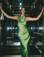 Sexy Halter Green Backless Prom Dress Long Evening Dress Y8230 by simplepromdress