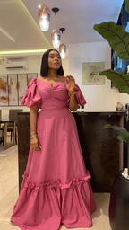 Elegant And Stylish Ladies Long Gown,Retro A-line Evening Dress Y4055 by simplepromdress