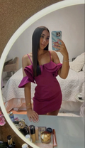 Sexy Fuchsia Dress Mini Homecoming Dress Y4879 by simplepromdress