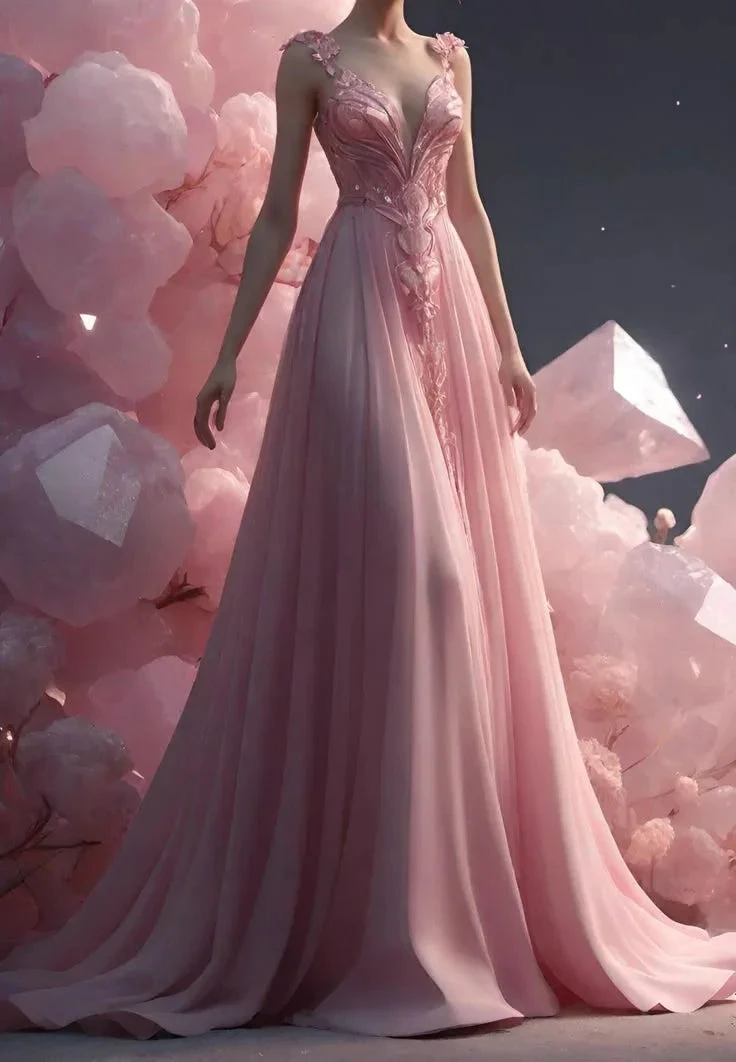 Elegant Pink Appliques ALine Prom Dress Long Evening Dress Y8353 by simplepromdress