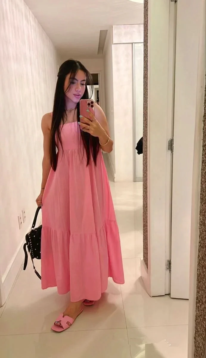 Simple Pink Evening Dress For Womens,Pink Prom Dress Y2310 by simplepromdress