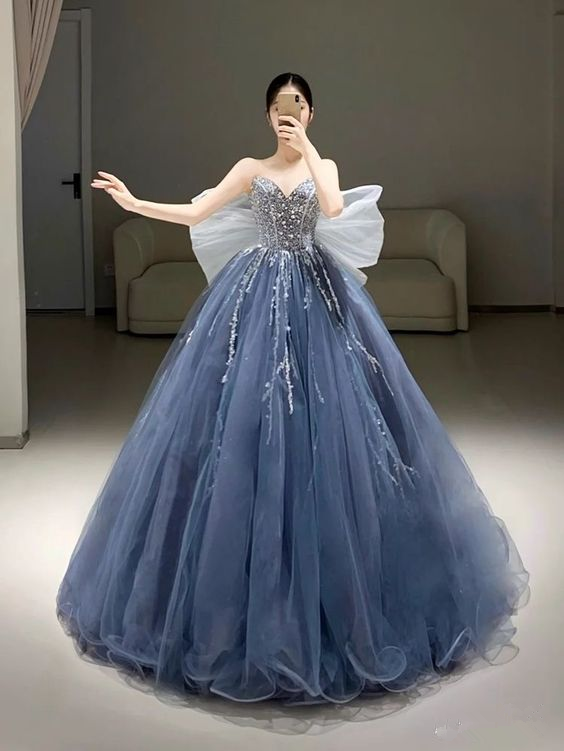 Attractive A-line Sweetheart Neckline Princess Dress,Sweet 16 Dress,Ball Gown  Y6799 Hover Image