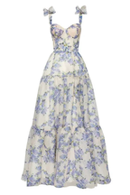 Special Floral Pattern Chiffon A-Line Prom Evening Dresses Y6721 by simplepromdress