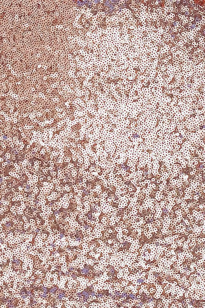 Rose Gold V Neck Spaghetti Straps Sequins Mini Homecoming Dresses PD441 by pgmdress