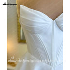 ZapDress Classic A Line Soft Satin Wedding Dresses 2026 Vestidos De Novia Beach Bridal Gowns Customized