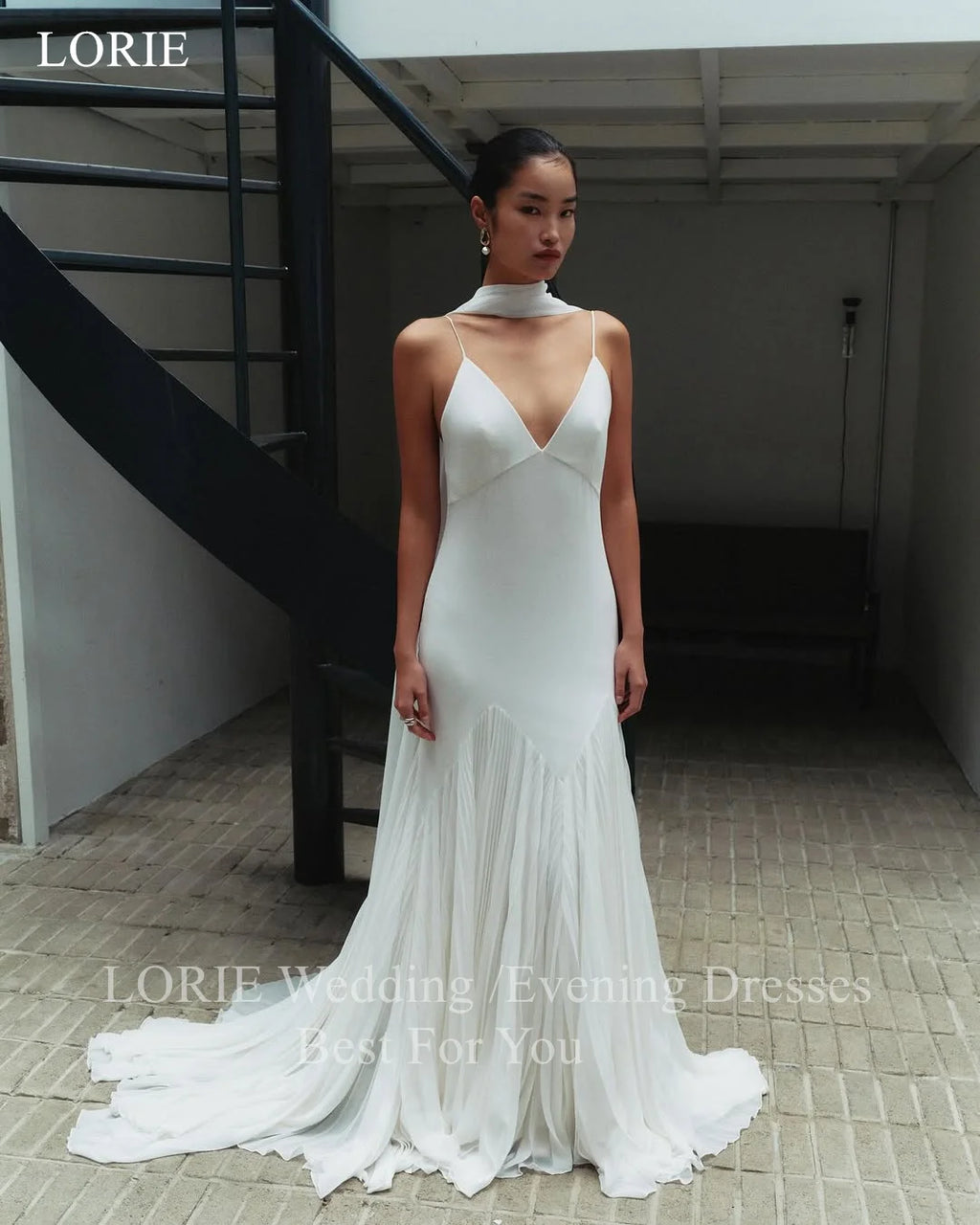 LORIE Exquisite A-Line Wedding Dress Sleeveless Corset Bride Prom Dresses  Chiffon Bridal Gown 2025 Customized