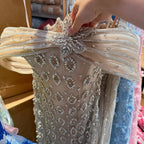 Zapdress Luxury Beaded Evening Gown 2026 Elegant Off-Shoulder Sparkly Mermaid Party Dress for Women DLA73362 Customized (ZD17320)
