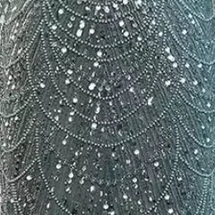 Zapdress Green Square Collar Long Sleeve Mermaid Pearls Beaded Evening Party Gown Overskirt Dress DLA72032N Customized (ZD17342)