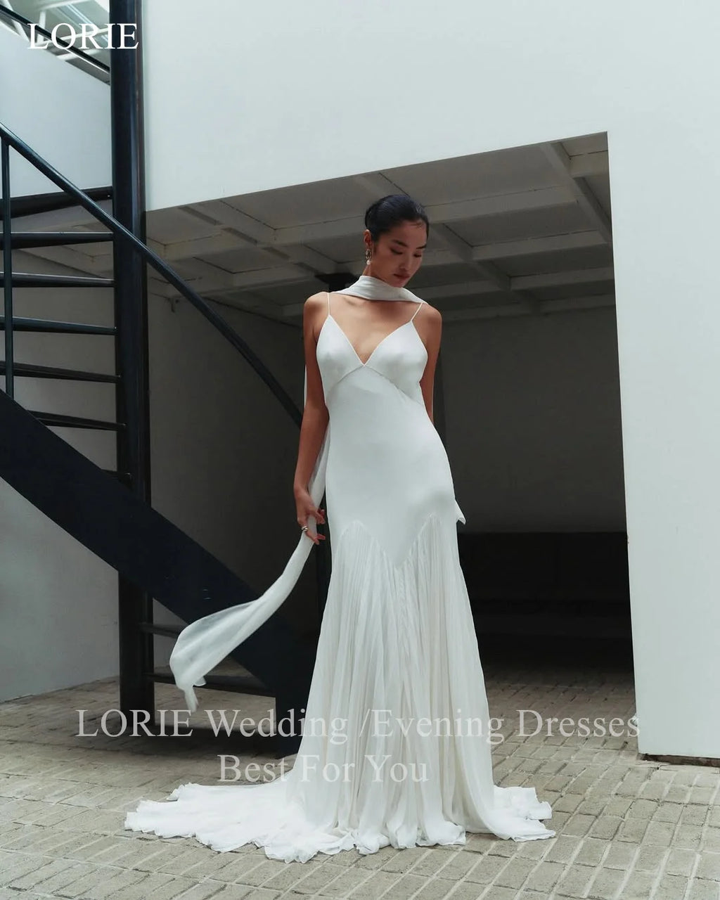 LORIE Exquisite A-Line Wedding Dress Sleeveless Corset Bride Prom Dresses  Chiffon Bridal Gown 2025 Customized