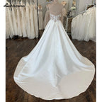Simple A Line Wedding Dress White Satin Long Beach Bridal Gowns Sleeveless Sweetheart Vestidos De Novia Summer
