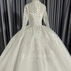 2026 Customized Ball Gown Wedding Dress Long Sleeves Plus Size Bridal Dresses Princess Wedding Gowns Vestidos De Novia Boda