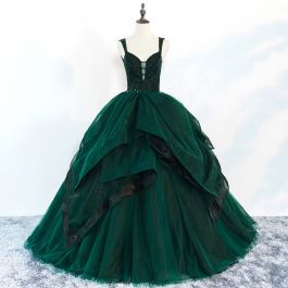 Spaghetti Straps Backless Sleeveless Floor-Length / Long Formal Dresses S14429