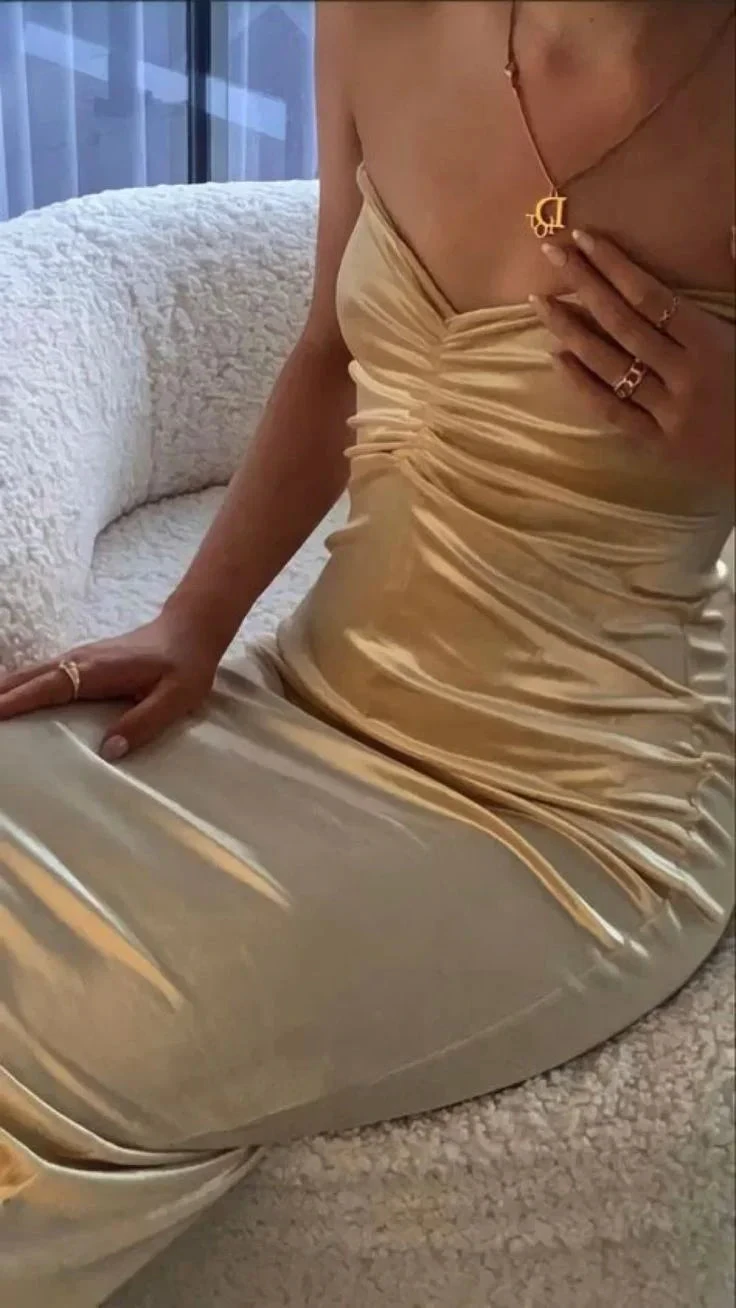 Simple Pure Color Sweetheart Neckline Evening Dress Y7271 by simplepromdress