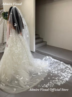 Newest Wedding Dress Mermaid  2 in 1  Lace Sweetheart Neckline Sleeveless With Detachable Train Customized  Vestidos De Novias