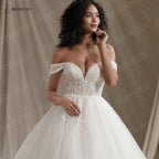BEPEITHY Customized Sweetheart Glitter BOHO Wedding Dress 2026 Sleeveless Bride Plus Size Ivory Bridal Gown Vestido De Novia