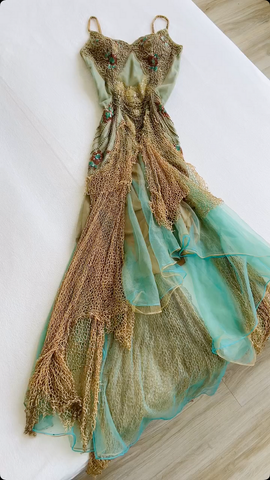 Unique Off The Shoulder Chiffon Tulle Prom Dress Long Mermaid Evening Dress Y8301