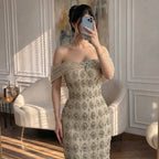 Zapdress Luxury Beaded Evening Gown 2026 Elegant Off-Shoulder Sparkly Mermaid Party Dress for Women DLA73362 Customized (ZD17320)