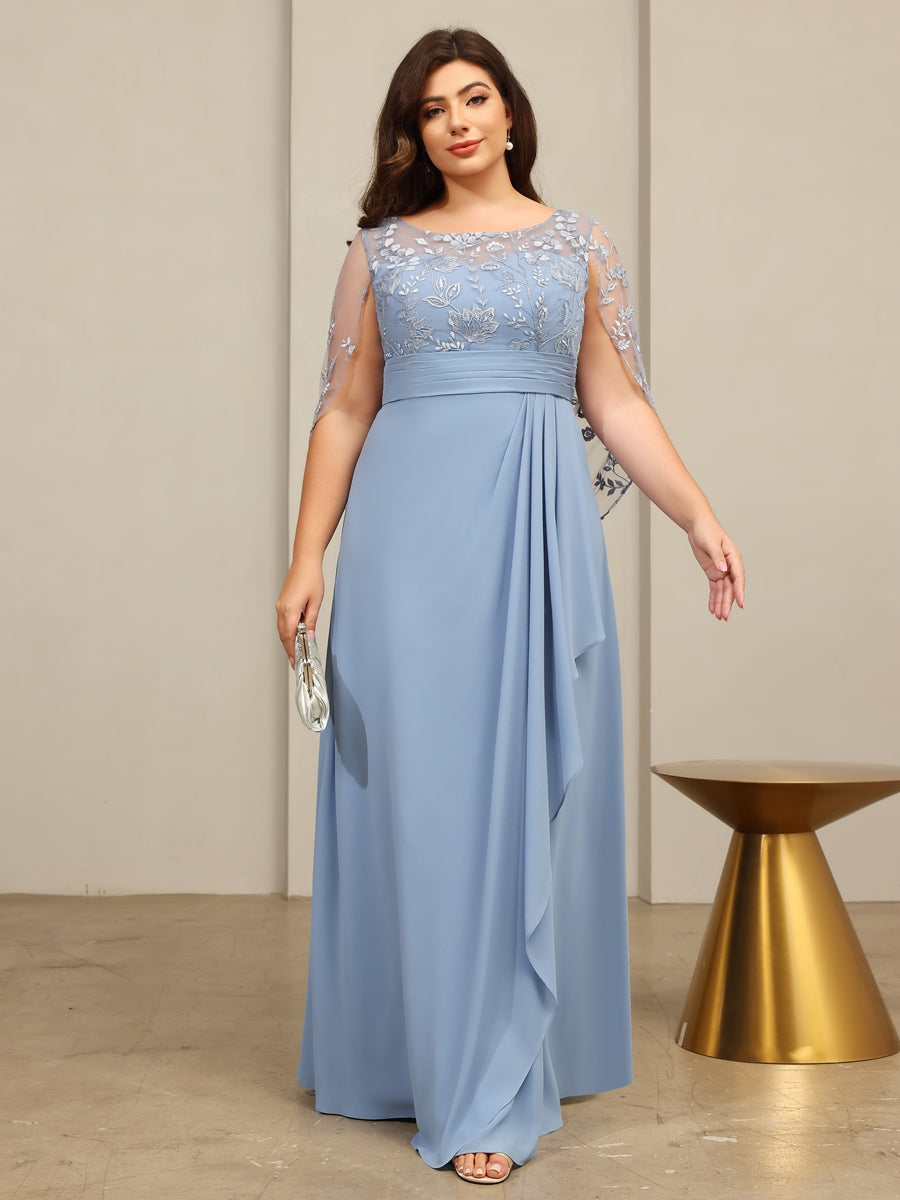 Jumpsuit V Neck Half Sleeve Long Sparkling Mother of the Bride Dresses with Belt (SHI22500201)