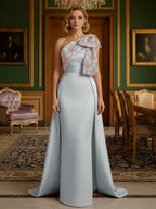 A-Line Lace Appliques Maxi Mother of the Bride & Groom Dresses with Flutter Sleeves Chiffon Bodice (SHI22500731)