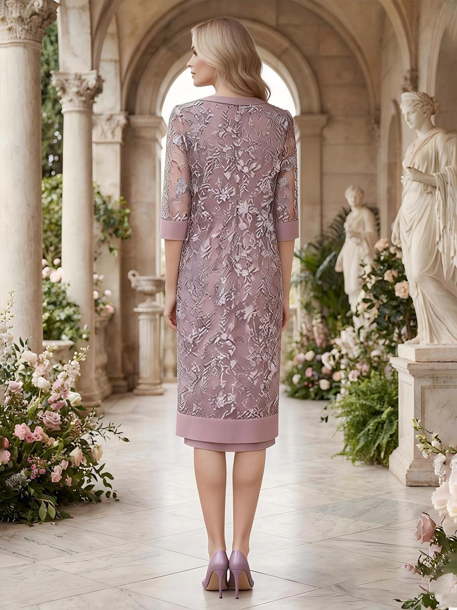Mermaid Sweetheart Floor-Length Mother of the Bride Dresses with Bow Ruched Jacquard Formal Dresses (SHIH22500213)