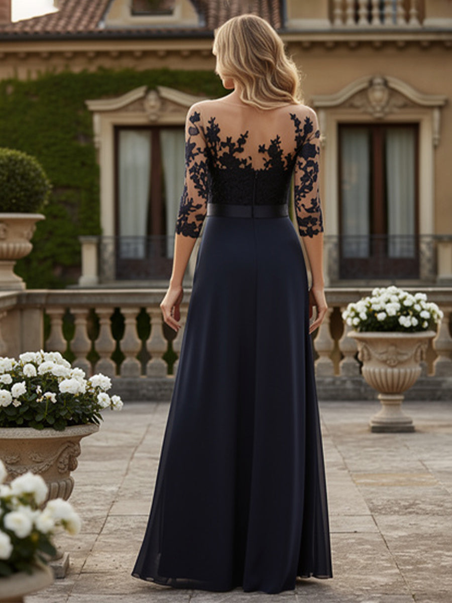 Sheath Floral Print Off Shoulder Maxi Mother of the Bride & Groom Dresses with Slit & Ruched Waist (SHI22500810)