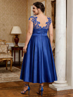 Cape Long Sleeve Mermaid Mother of the Bride & Groom Dress Wedding Guest Gowns (SHI22500318)