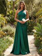Sheath Floral Print Off Shoulder Maxi Mother of the Bride & Groom Dresses with Slit & Ruched Waist (SHI22500810)