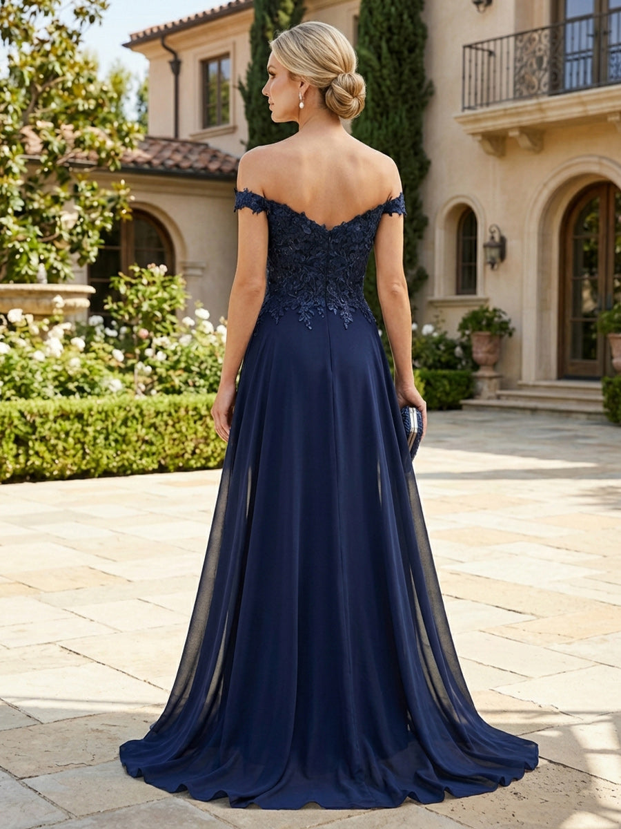 Sheath Satin Tea-Length Mother of the Bride & Groom Dresses with 3/4 Bell Sleeves & Crystal Embellished Belt (SHI22500471)