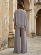 A-Line Scoop Neck Ruched Floor-Length Mother of the Bride Dresses with Ruffle (SHI22500216)