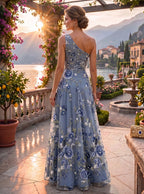 Chiffon Lace A-Line/Princess Off Shoulder Long Mother of the Bride & Groom Dresses with Ruched Waist & Sweep Train (SHI22501250)