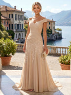 Jacquard A-Line/Princess Strapless Short Homecoming Dresses with Bow & Pearls (SHI22370324)