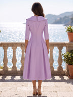 Sequin A-Line/Princess V-Neck Floor-Length Mother of the Bride & Groom Dresses with Ruched Waist (SHI22500858)