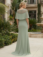 Lace Floral Sheath/Column Scoop Neck Floor-Length Mother of the Bride & Groom Dresses for Women (SHI22501493)