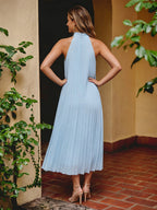 Chiffon A-Line/Princess Scoop Neck Short Mother of the Bride & Groom Dresses Tiered (SHI22500912)