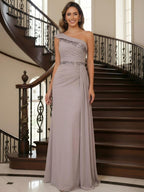 Mermaid Short Sleeve Sweetheart Floor-Length Mother of the Bride Dresses with Jacquard (SHI22500213)